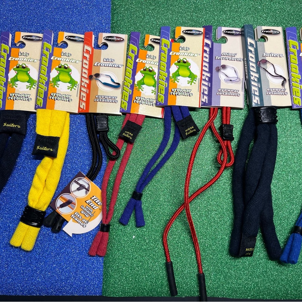 Kids Croakies Eyewear Retainers Lot of 8,